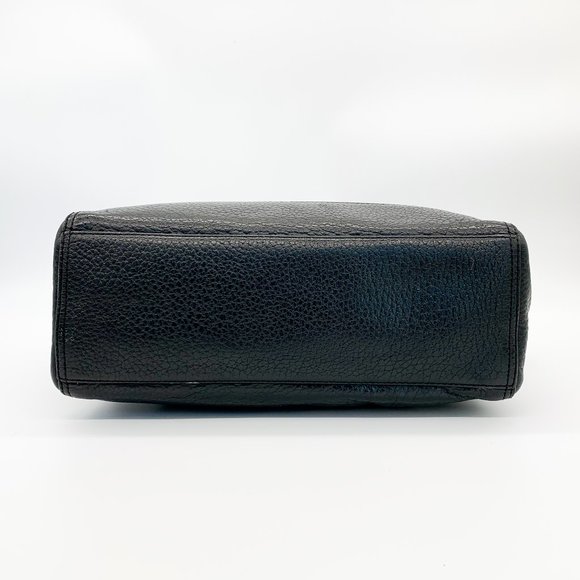 KATE SPADE Pebbled Leather Satchel Handbag Black - Picture 11 of 13